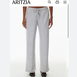 TNA Light Gray Waffle Pants